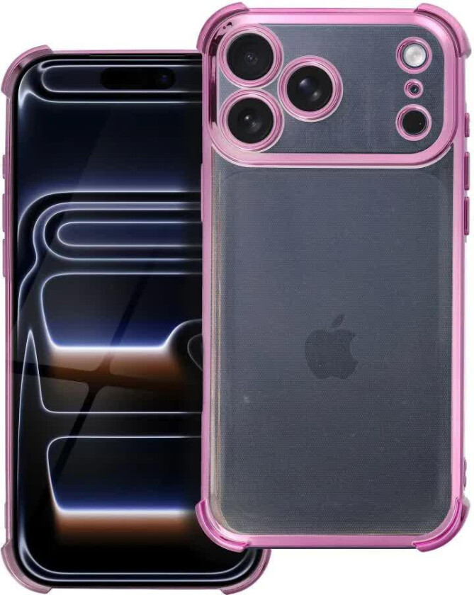 Antishock Electro Deksel for iPhone 17 Pro Max - Rosa