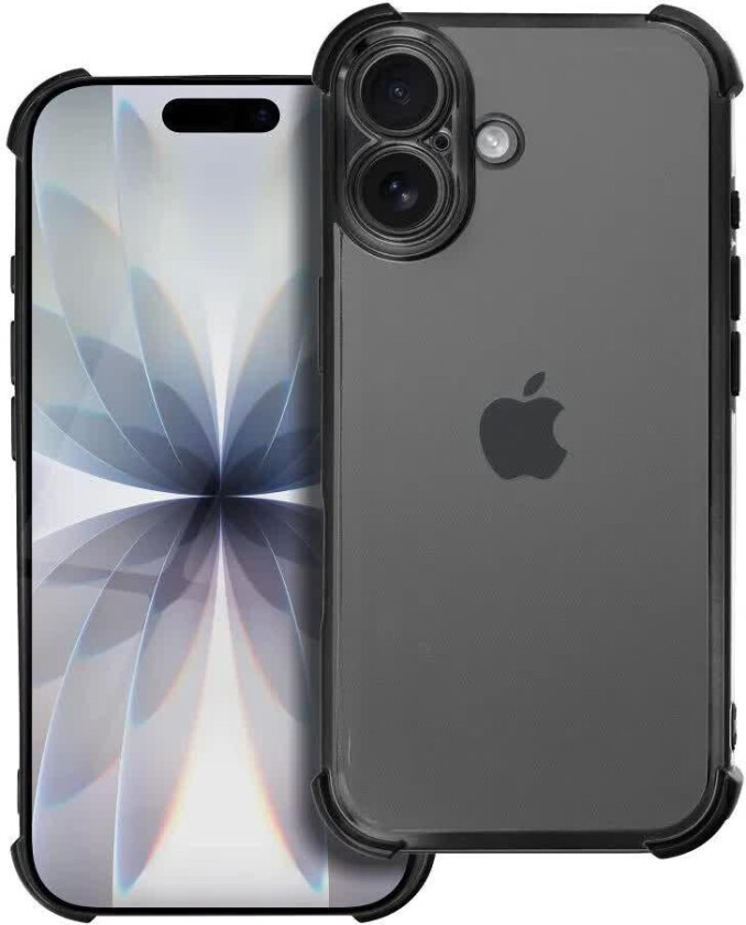 Antishock Electro Deksel for iPhone 17 - Svart