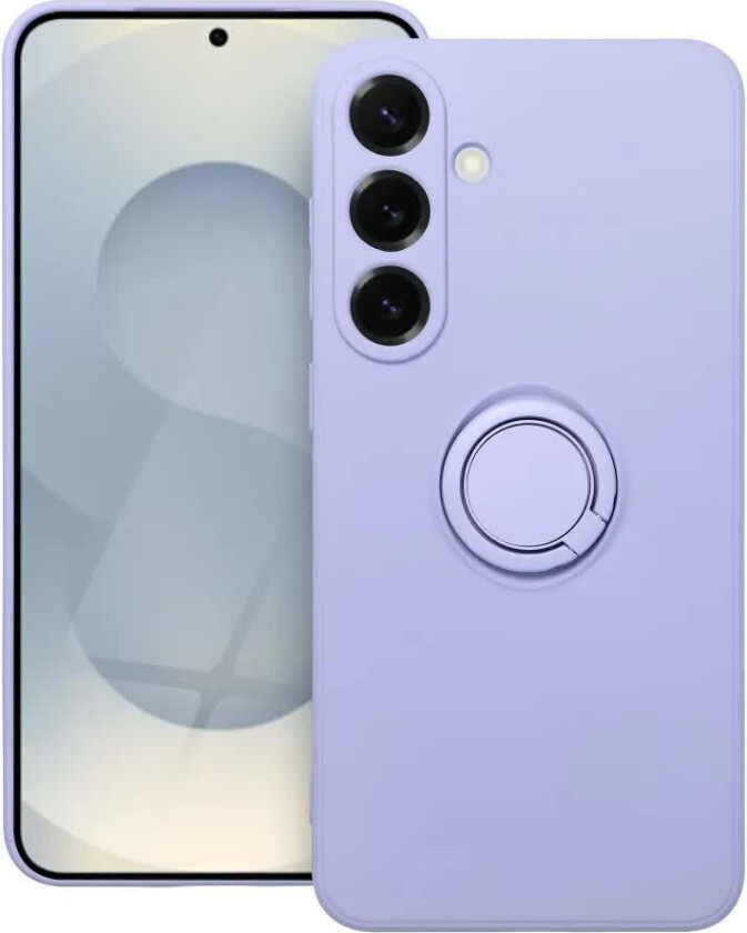 Deksel med silikonring til Samsung Galaxy S25 Plus - Lilla