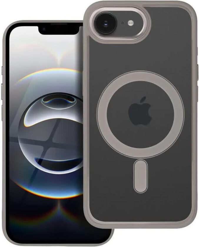 Color Edge MagSafe-deksel til iPhone 16e - Titan Gr??