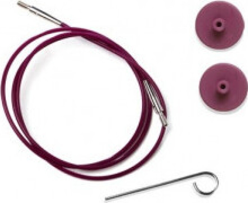 Wire / Kabel til utskiftbare rundpinner 94 cm (blir 120 cm ink