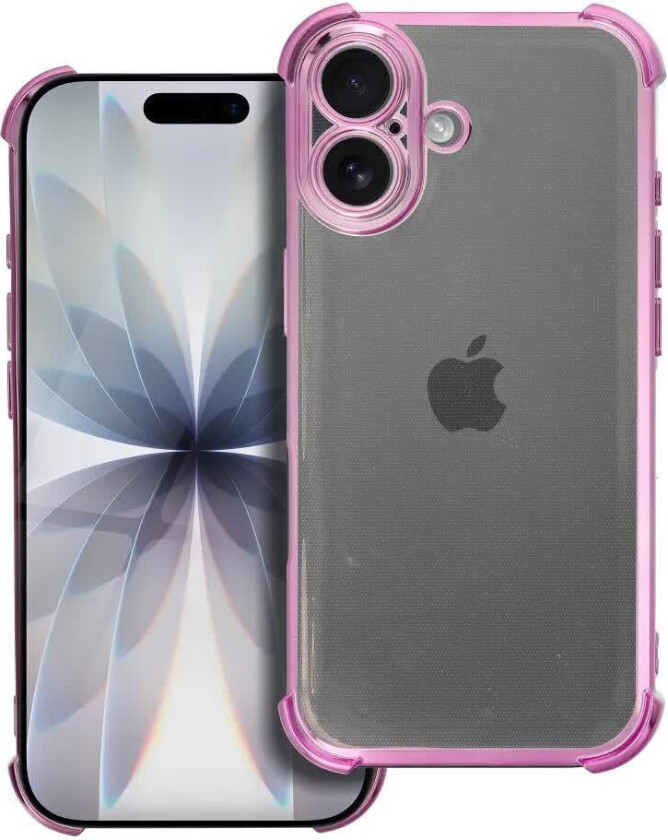Antishock Electro Deksel for iPhone 17 - Rosa