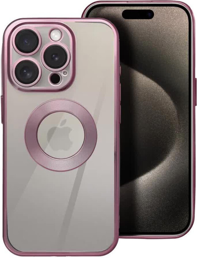 Glam Deksel for iPhone 17 Pro - Rose Pink