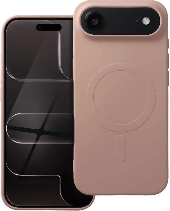Silikon Big Hole MagSafe Deksel for iPhone 17 Air - Rosa