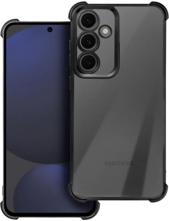 Antishock Deksel for Samsung Galaxy S25 FE - Svart