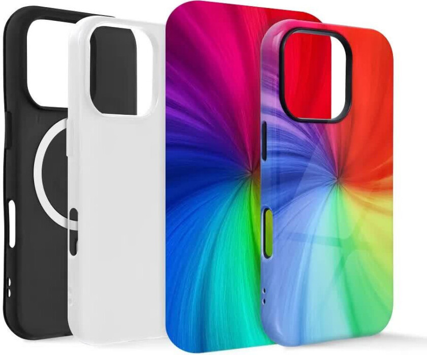 Double Layer MagSafe-deksel for iPhone 17 Pro - Hvit