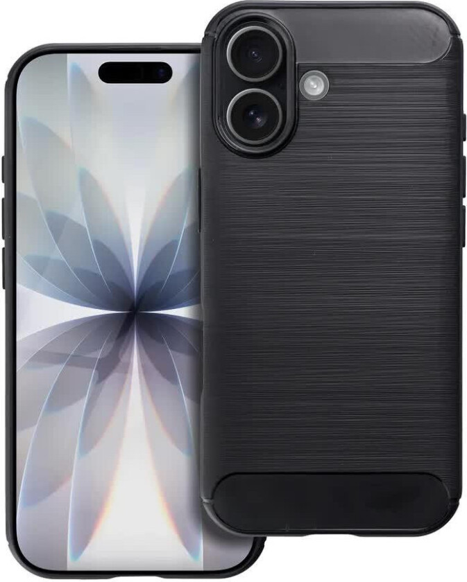 Karbondeksel til iPhone 17 - Svart