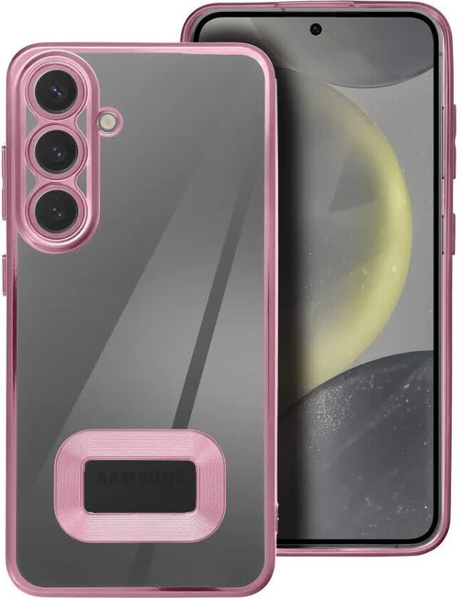 Glam Deksel for Samsung Galaxy S25 - Rose Pink