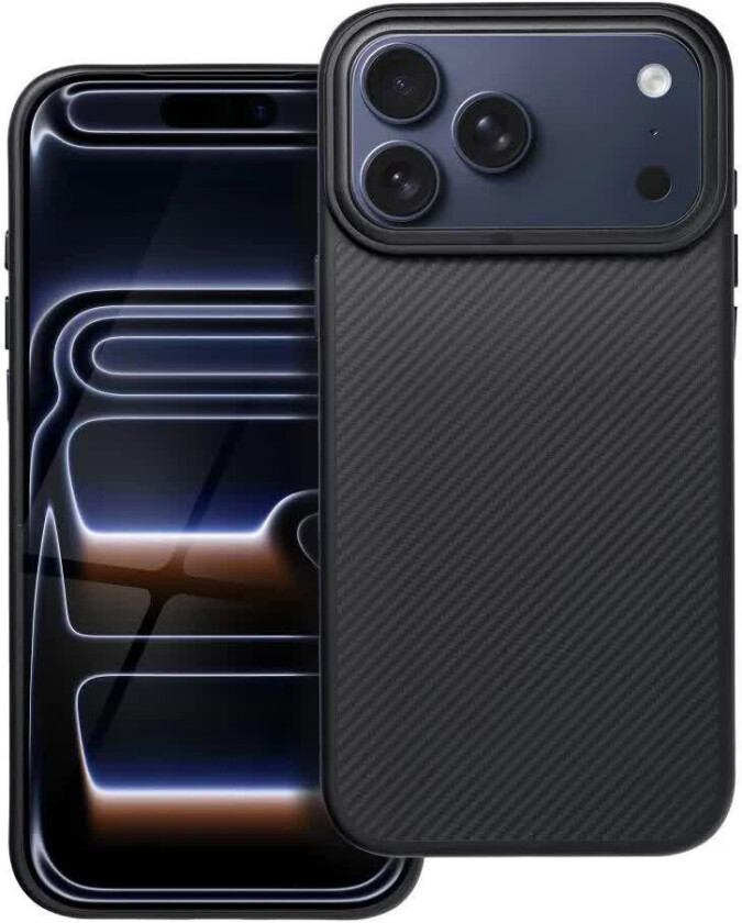 Carbon Elite Mag Deksel for iPhone 17 Pro Max - Svart