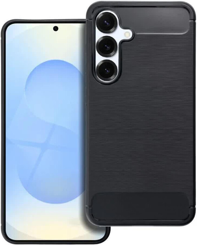 Carbon Deksel for Samsung Galaxy S25 - Svart