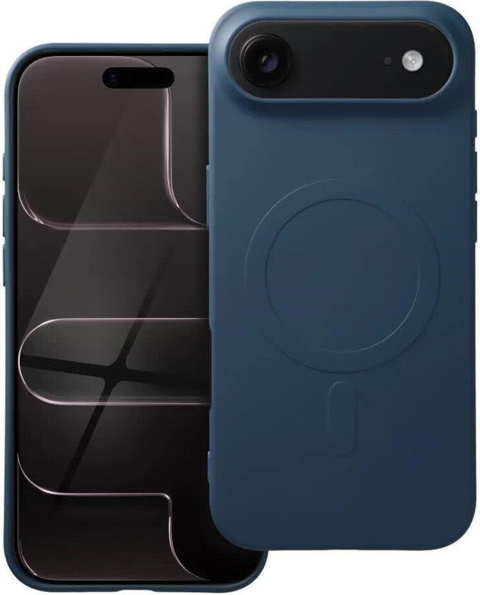 Silikon Big Hole MagSafe Deksel for iPhone 17 Air - Bl??