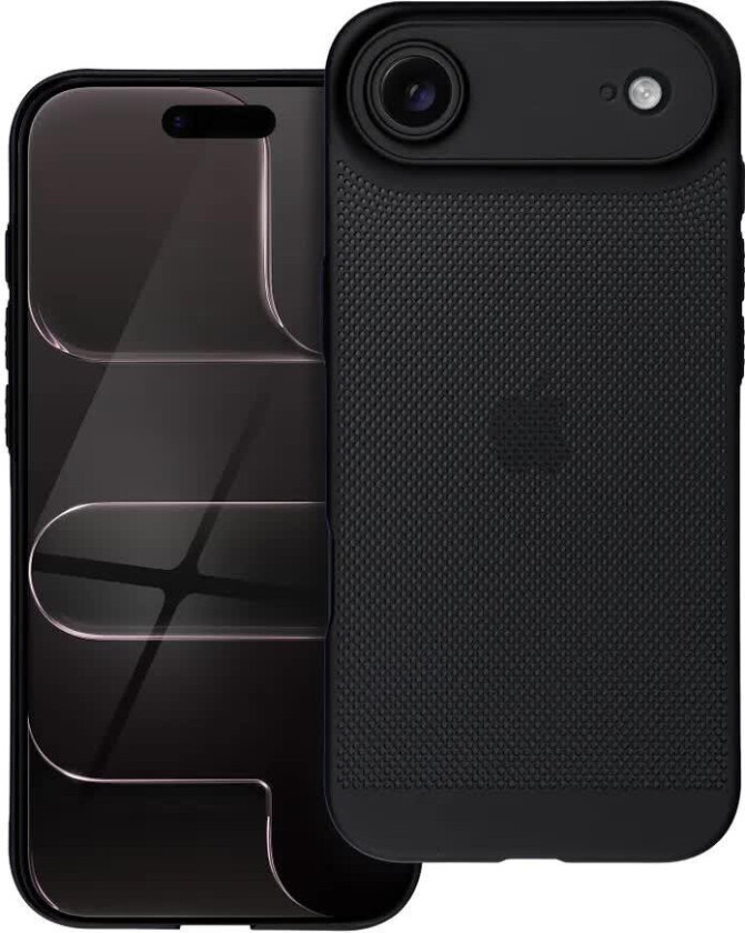 Breezy Deksel for iPhone 17 Air - Svart