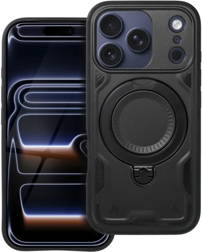 Frost Armor Deksel for iPhone 17 Pro - Svart