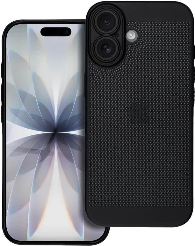 Breezy Deksel for iPhone 17 - Svart