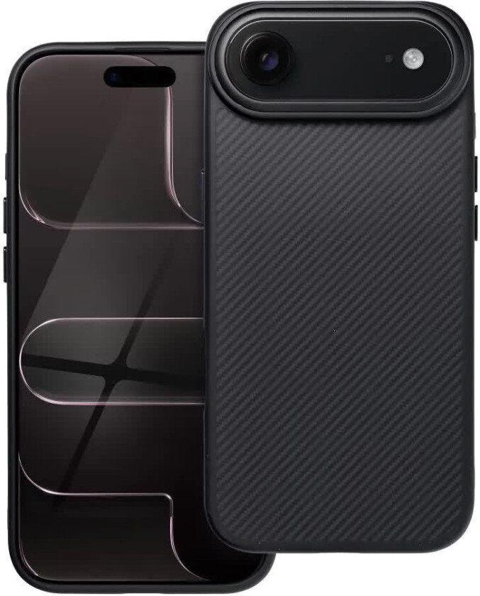 Carbon Elite Mag Deksel for iPhone 17 Air - Svart