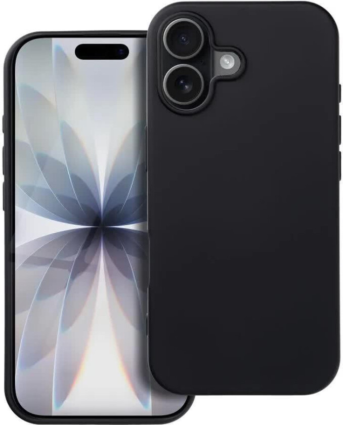 Silikondeksel til iPhone 17 - Svart