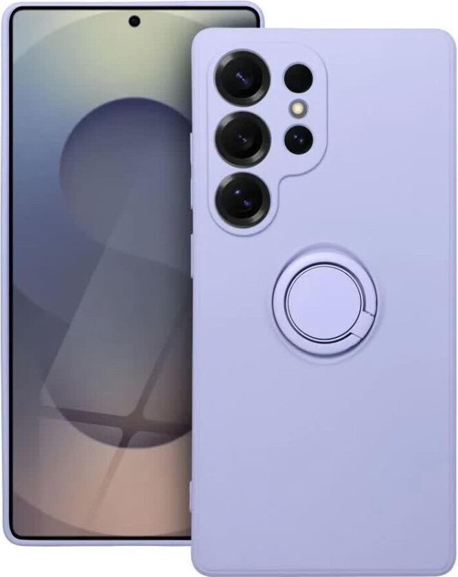 Deksel med silikonring for Samsung Galaxy S25 Ultra - Lilla