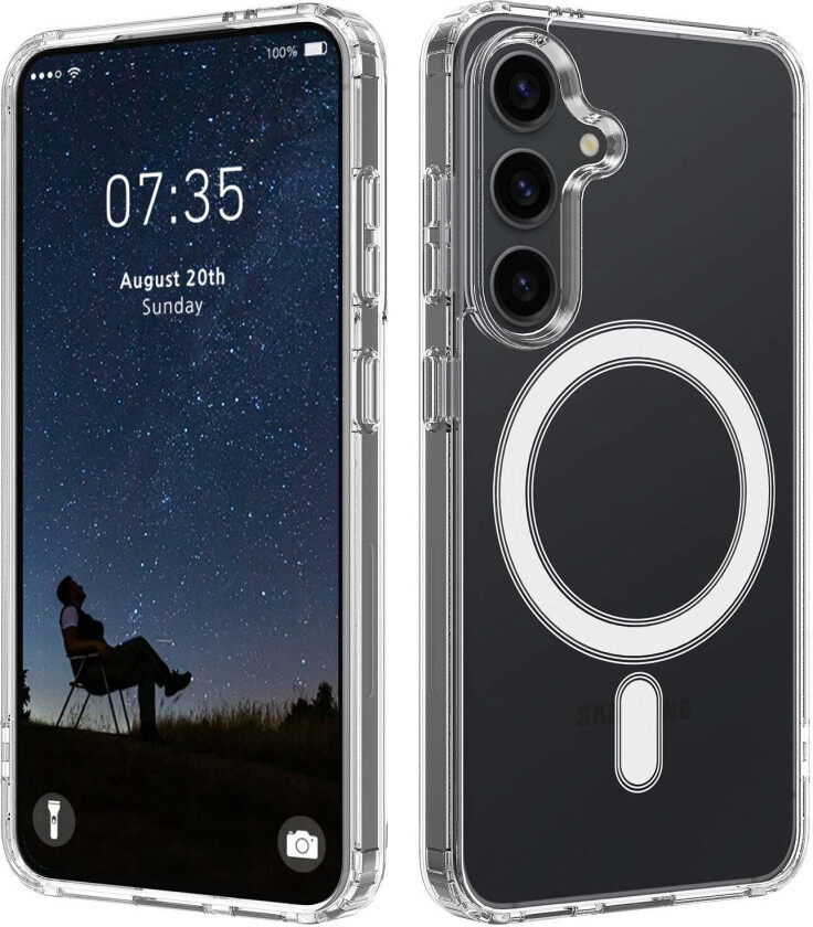 Samsung Galaxy S26+ (Plus) EIDERWOOD Fleksibelt Plast Deksel – MagSafe Kompatibel – Gjennomsiktig