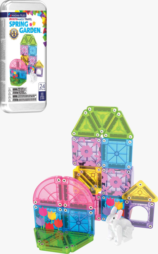 MicroMAGS Reisesett Spring Garden 24 Deler - Byggesett