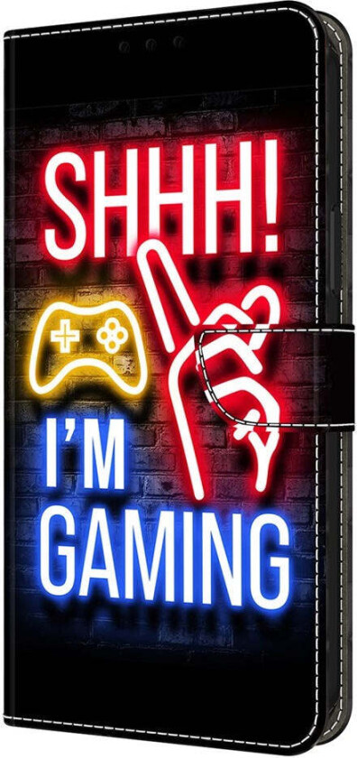 Samsung Galaxy S26+ (Plus) EIDERWOOD Kunstskinn Flip Deksel m. Print - Neon