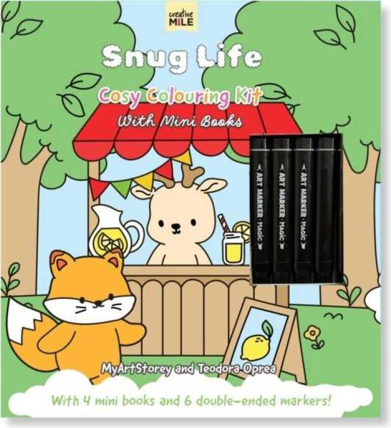 Snug Life: Cosy Colouring Kit with Mini Books