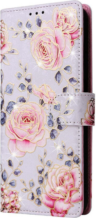 Samsung Galaxy S26 / S26 Pro EIDERWOOD Kunstskinn Flip Deksel m. Blomster - Roser