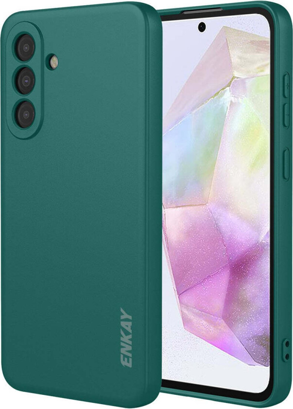 Samsung Galaxy A37 ENKAY Silikon Deksel - Grønn