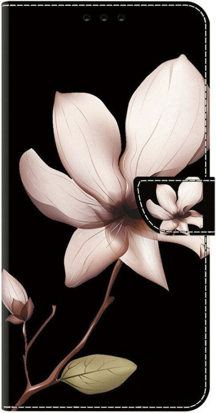 Samsung Galaxy A37 EIDERWOOD Flip Deksel med Kortholder & Stativfunksjon - Blomst