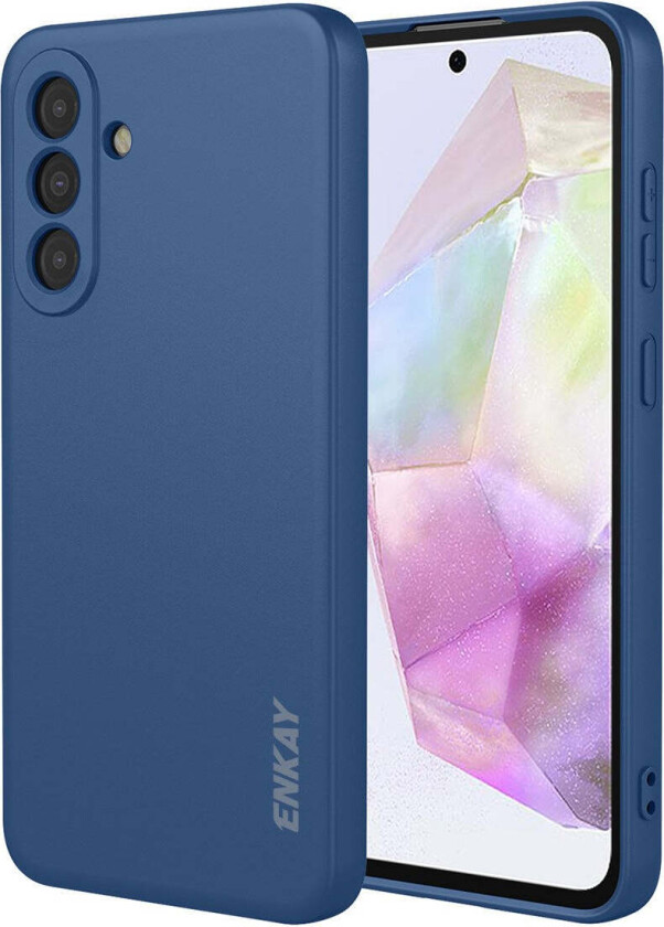 Samsung Galaxy A37 ENKAY Silikon Deksel - Blå