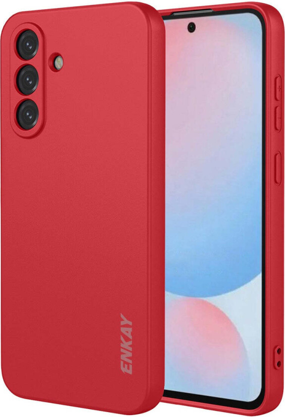 Samsung Galaxy A57 ENKAY Silikon Deksel - Rød