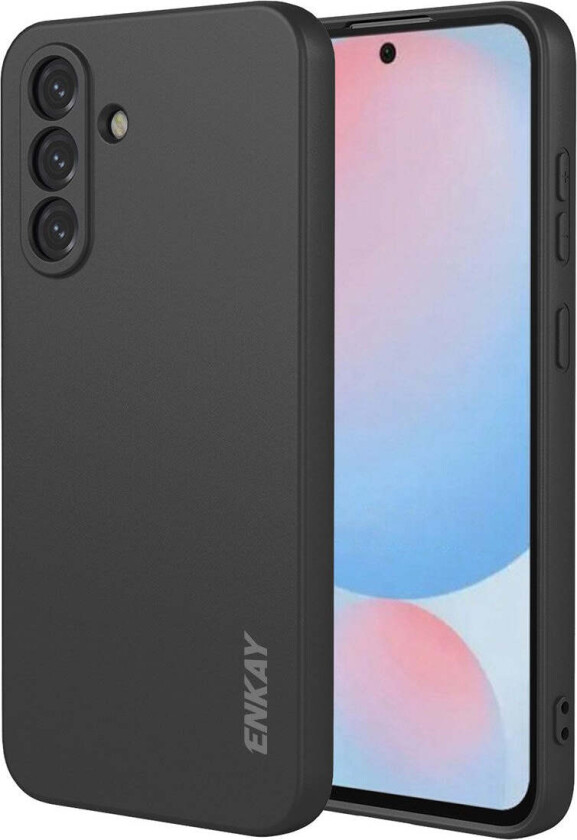 Samsung Galaxy A57 ENKAY Silikon Deksel - Svart