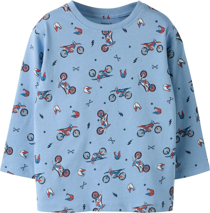 Genser - NmmVeldo - Endeløs Sky/Motor - - 5 år (110) - Genser