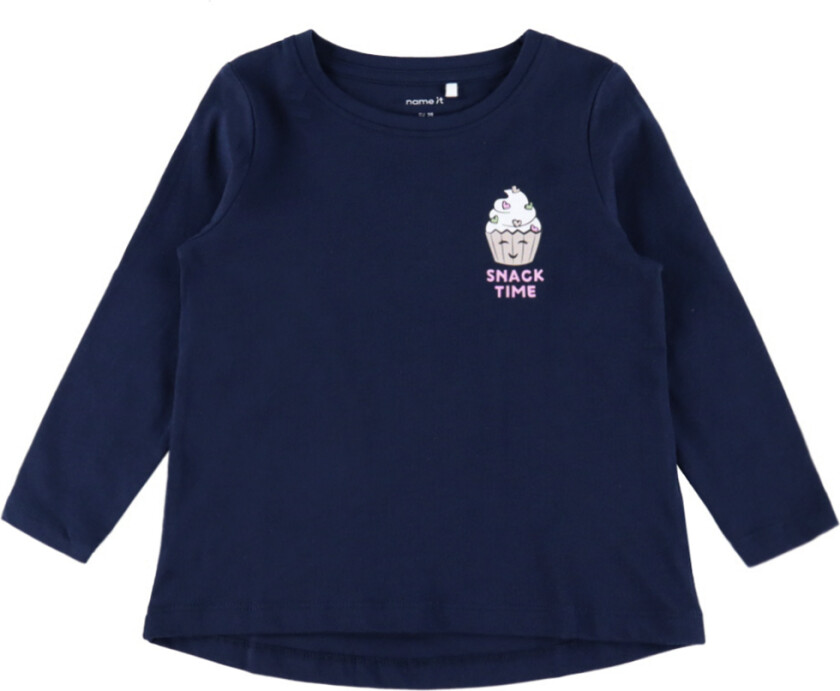 Genser - NmfViolet - Navy Blazer/Småmat - - 5 år (110) - Genser