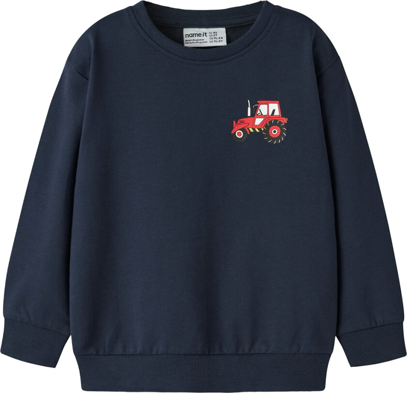 Genser - NmmVildar - Navy Blazer/Tractor - - 1½ år (86) - Collegegenser