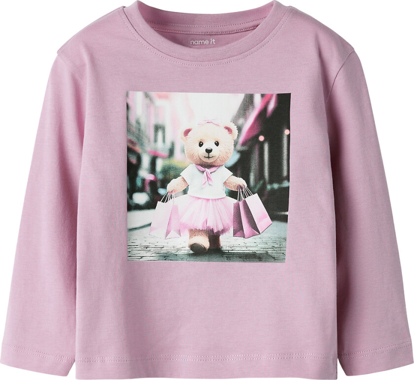 Genser - NmfVotea - Dawn Rosa/Shopping Bear - - 3 år (98) - Genser