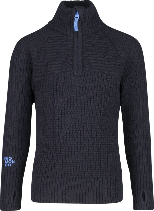 Narvik Wool Sweater, ullgenser barn Dark Navy