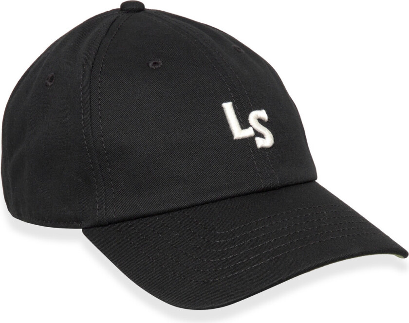 Ls Monogram Cap Caviar Twill - Black - ONE SIZE