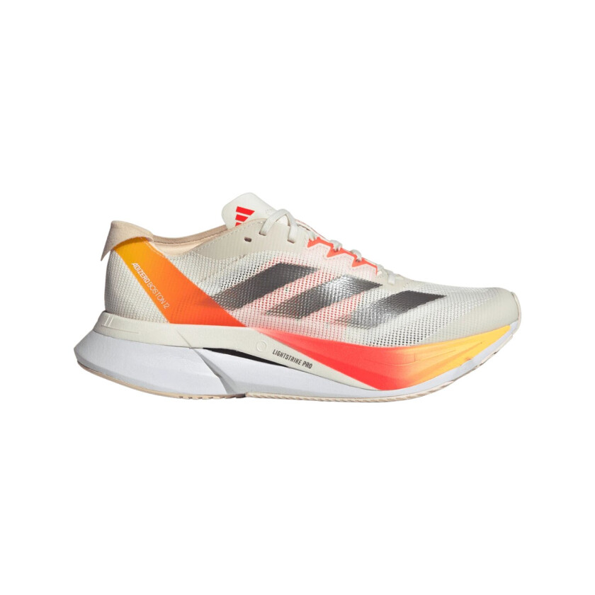 adidas Adizero Boston 12, løpesko, dame Ivory/iron Met./sola