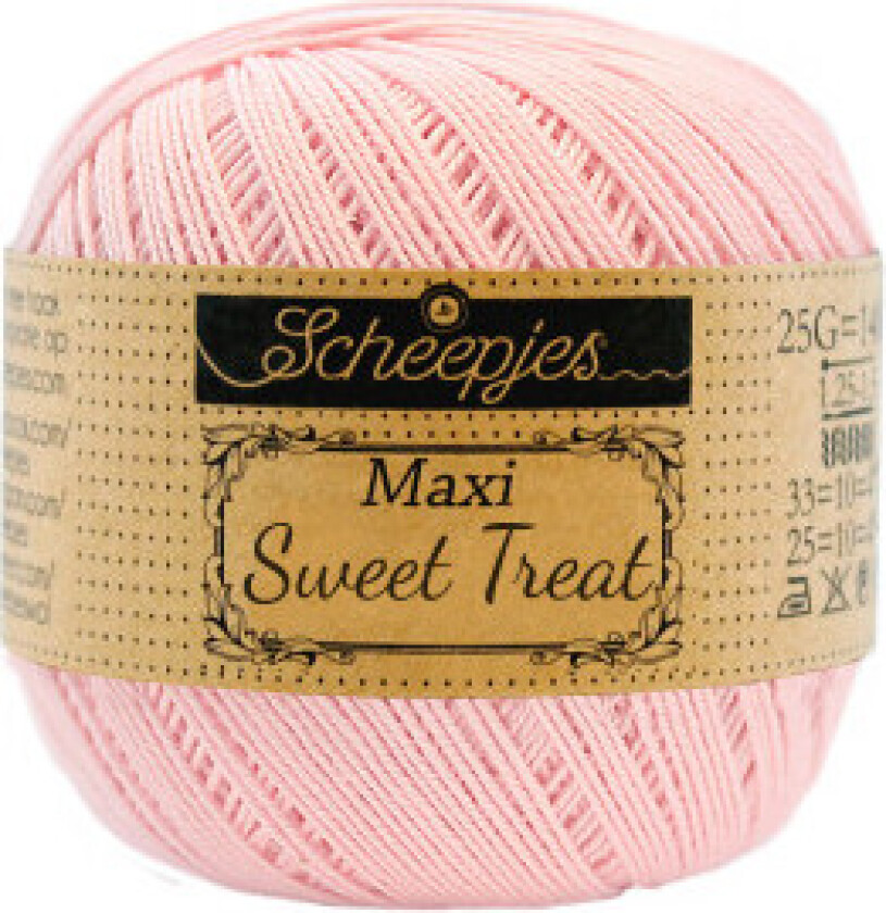 Maxi Sweet Treat Garn Unicolor 238 Pudderrosa