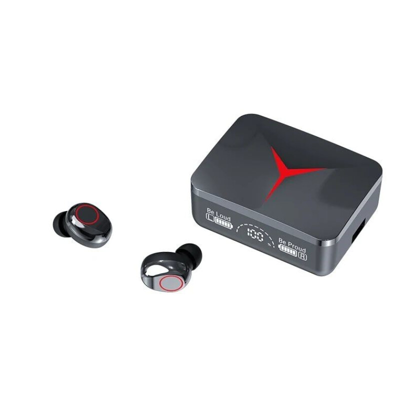 M90 Trådløs Hodetelefoner TWS Bluetooth Touch Control Øretelefoner Sport Earplus Hifi Stereo Gaming Headset Med Mic For smarttelefon