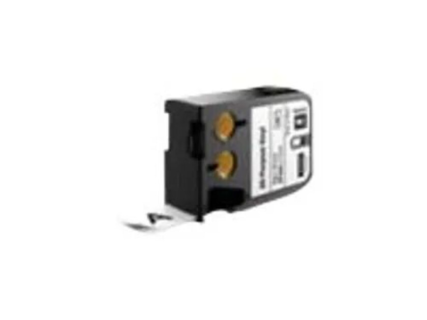 Dymo Tape Vinyl 12mm Svart/hvit - Xtl