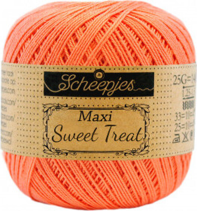 Maxi Sweet Treat Garn Unicolor 410 Rik Korall