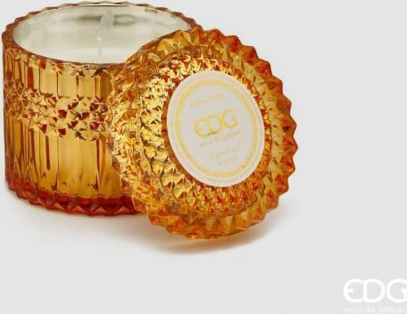 Enzo De Gasperi Duftlys 10.5cm Stort Crystal Waterlily & Moss