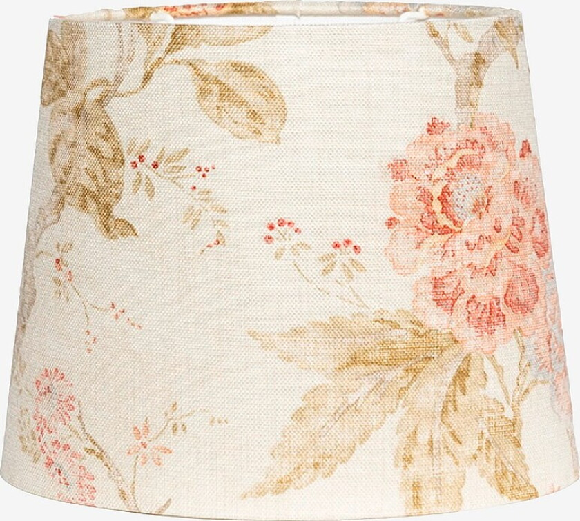 Lampeskjerm Alice D27 oval Flower - Beige