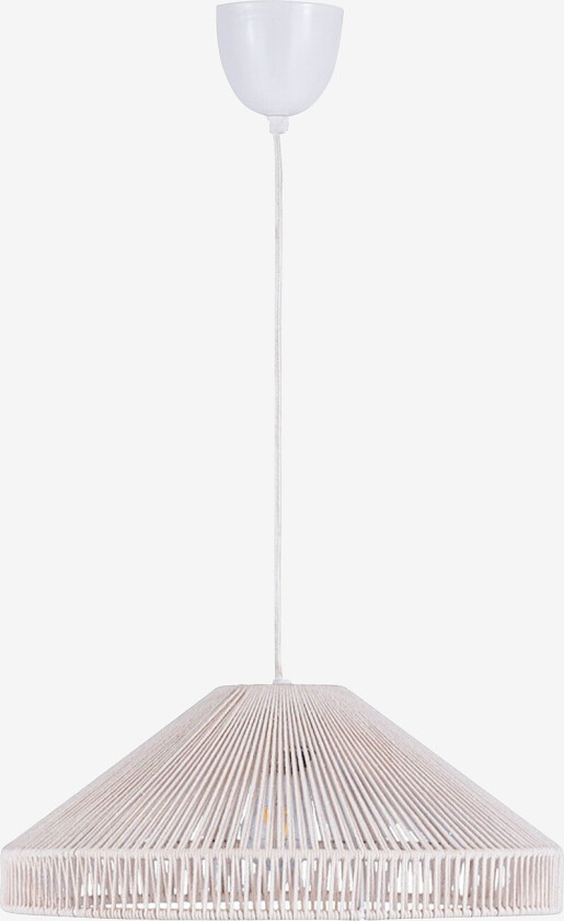 Taklampe Palett D45 bomull - Hvit