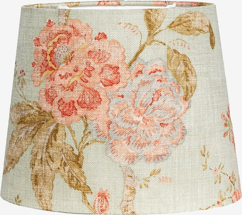 Lampeskjerm Alice D27 oval Flower - Grønn