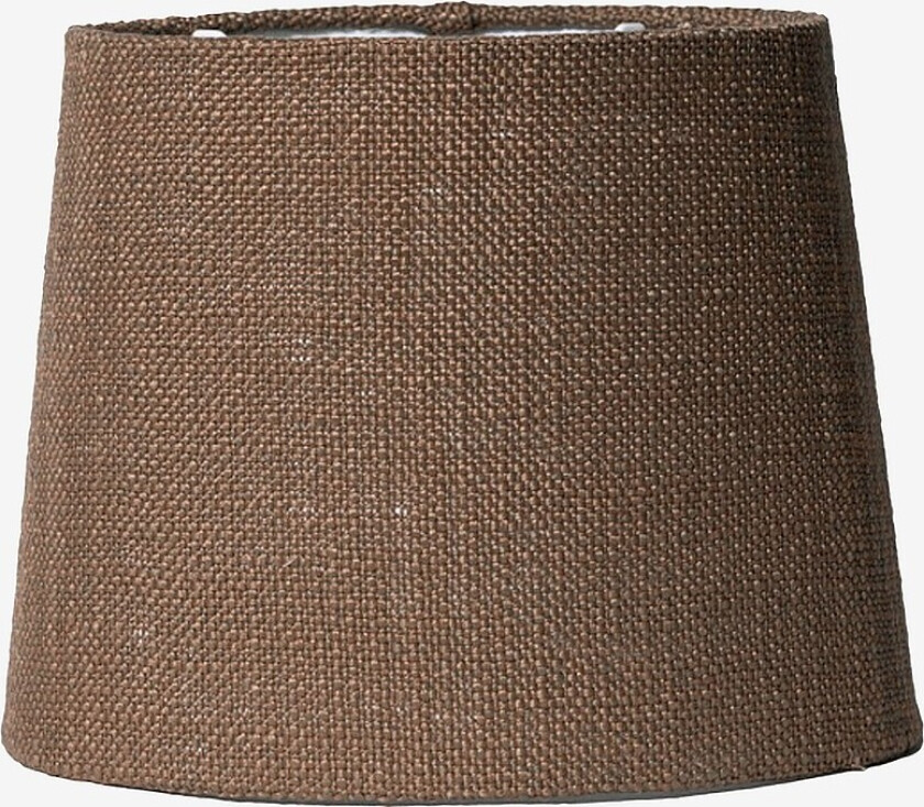 Lampeskjerm Alice D27 oval Grain - Brun