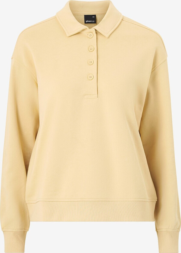 Genser Collar Sweater - Gul