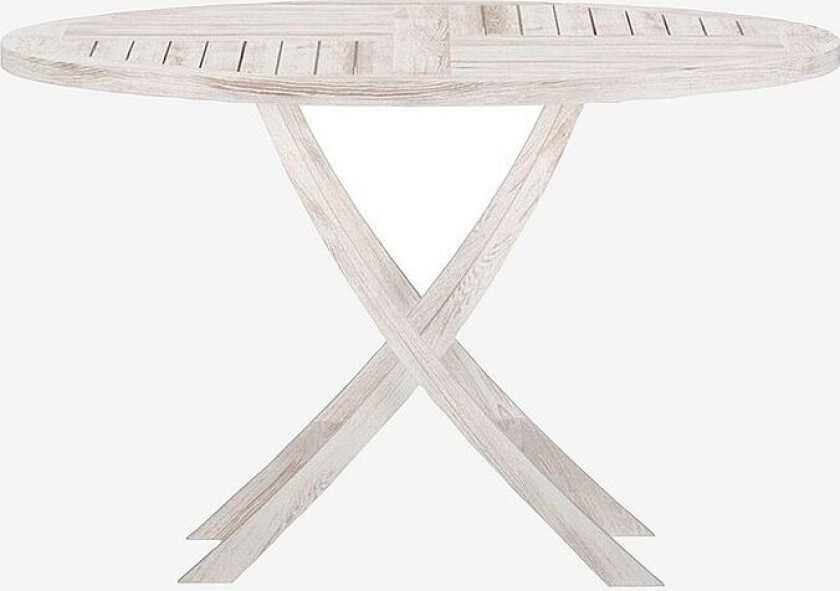 Kenya Rundt spisebord, Hvit