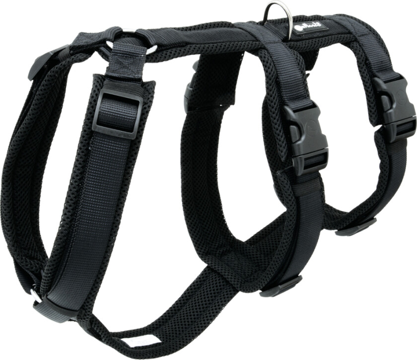 Mesh sikkerhetssele, svart - Størrelse S: 43 - 60 cm brystomkrets